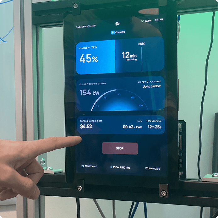 Testing the interface on a bare prototype rig, no enclosure needed